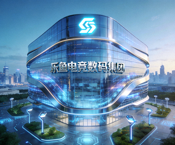 乐鱼电竞数码集团总部大楼 - 现代科技感建筑外观