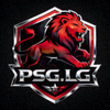 PSG.LGD战队Logo - 红黑相间的猛狮图标